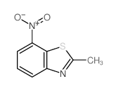 Benzothiazole,2-methyl-7-nitro- Structure