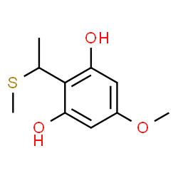 1,3-Benzenediol, 5-methoxy-2-[1-(methylthio)ethyl]- (9CI) picture