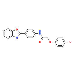 N-[4-(1,3-Benzoxazol-2-yl)phenyl]-2-(4-bromophenoxy)acetamide Structure
