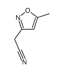 (5-methyl-3-isoxazolyl)acetonitrile(SALTDATA: FREE) structure