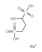 1-hydroxypropane-1,3-disulfonic acid结构式