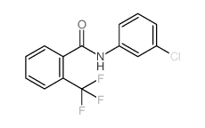 N-(3-Chlorophenyl)-2-(trifluoromethyl)benzamide Structure