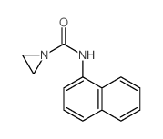 N-naphthalen-1-ylaziridine-1-carboxamide结构式