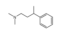 N,N-dimethyl-3-phenylbutanamine Structure
