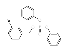 (3-bromophenyl)methyl diphenyl phosphate Structure