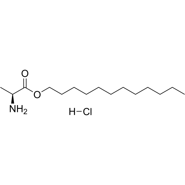 Dodecyl L-alaninate hydrochloride结构式
