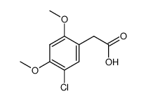 (5-chloro-2,4-dimethoxy-phenyl)-acetic acid Structure