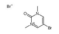 5-bromo-1,3-dimethylpyrimidin-3-ium-2-one,bromide Structure