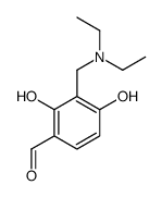 Benzaldehyde, 3-[(diethylamino)methyl]-2,4-dihydroxy- (9CI) structure