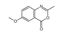 4H-3,1-Benzoxazin-4-one, 6-Methoxy-2-Methyl- structure