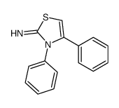 3,4-diphenyl-1,3-thiazol-2-imine Structure