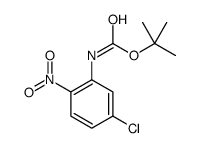 tert-butyl N-(5-chloro-2-nitrophenyl)carbamate结构式