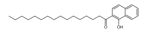 1-(1-hydroxy-[2]naphthyl)-hexadecan-1-one结构式