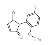 1-(5-CHLORO-2-METHOXY-PHENYL)-PYRROLE-2,5-DIONE Structure