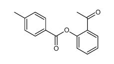 2-acetylphenyl 4-methylbenzoate Structure