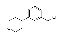 4-[6-(chloromethyl)pyridin-2-yl]morpholine结构式