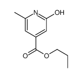 propyl 2-methyl-6-oxo-1H-pyridine-4-carboxylate结构式