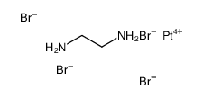 ethane-1,2-diamine,platinum(4+),tetrabromide Structure