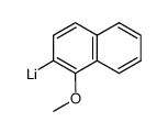 2-lithio-1-methoxynaphthalene Structure