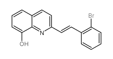 2-[2-(2-bromophenyl)ethenyl]quinolin-8-ol Structure