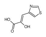 2-hydroxy-3-(1,3-thiazol-4-yl)prop-2-enoic acid Structure
