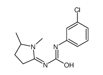 1-(m-Chlorophenyl)-3-(1,5-dimethylpyrrolidin-2-ylidene)urea structure