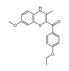 (4-Ethoxy-phenyl)-(7-methoxy-3-methyl-4H-benzo[1,4]thiazin-2-yl)-methanone结构式
