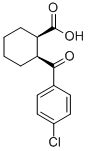 CIS-2-(P-CHLOROBENZOYL)-1-CYCLOHEXANECARBOXYLIC ACID, 98 Structure