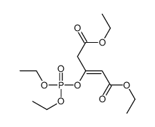 diethyl 3-diethoxyphosphoryloxypent-2-enedioate Structure