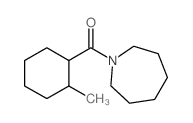 HEXAHYDRO-1-((2-METHYLCYCLOHEXYL)-CARBONYL)-1H-AZEPINE结构式