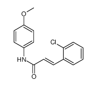 (2E)-3-(2-Chlorophenyl)-N-(4-methoxyphenyl)acrylamide Structure