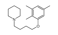 1-[4-(2,3,5-trimethylphenoxy)butyl]piperidine Structure