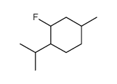 2-fluoro-4-methyl-1-propan-2-ylcyclohexane结构式