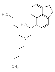 1-acenaphthen-5-yl-2-(dipentylamino)ethanol Structure