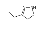 3-ethyl-4-methyl-4,5-dihydro-1H-pyrazole结构式