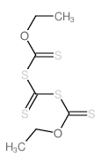 ethoxy-ethoxycarbothioylsulfanylcarbothioylsulfanyl-methanethione Structure