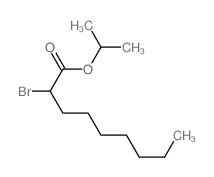 Nonanoic acid,2-bromo-, 1-methylethyl ester Structure