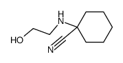 1-(2-hydroxy-ethylamino)-cyclohexanecarbonitrile Structure