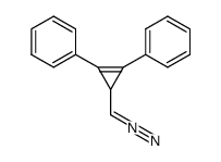 (2,3-Diphenyl-2-cyclopropen-1-yl)diazomethane结构式