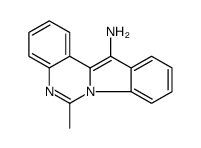 6-METHYL-INDOLO[1,2-C]QUINAZOLIN-12-YLAMINE structure