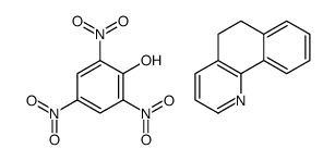 5,6-dihydrobenzo[h]quinoline,2,4,6-trinitrophenol结构式