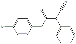 a-Phenyl-g-(4-broMophenyl)acetoacetonitrile structure