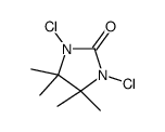 1,3-Dichloro-4,4,5,5-tetramethyl-2-imidazolidinone结构式