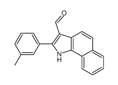 1H-Benz[g]indole-3-carboxaldehyde,2-(3-methylphenyl)-(9CI) picture