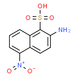 2-Amino-5-nitro-1-naphthalenesulfonic acid Structure