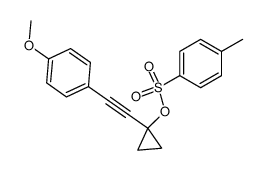 1-(p-Anisylethynyl)-1-tosyloxycyclopropan Structure