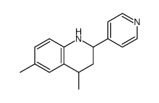 4,6-dimethyl-2-pyridin-4-yl-1,2,3,4-tetrahydroquinoline结构式