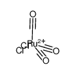 [ruthenium(II)(tricarbonyl)dichloride]结构式