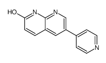 6-pyridin-4-yl-1H-1,8-naphthyridin-2-one结构式