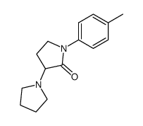1-(4-Methylphenyl)-3-(1-pyrrolidinyl)pyrrolidin-2-one structure